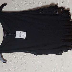 Forever 21 black sheer tank top